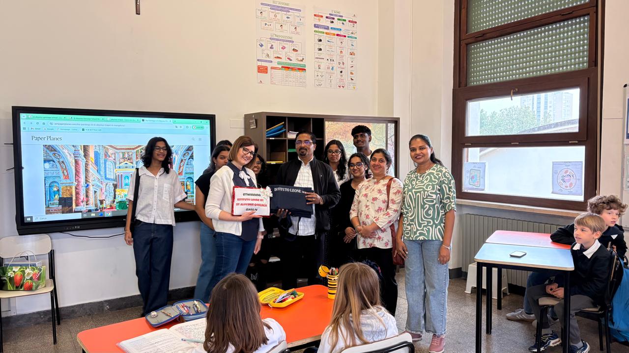 Student Exchange Programme: St. Aloysius Gonzaga School Students in Italy